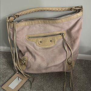 Balenciaga Day pony-style calfskin handbag